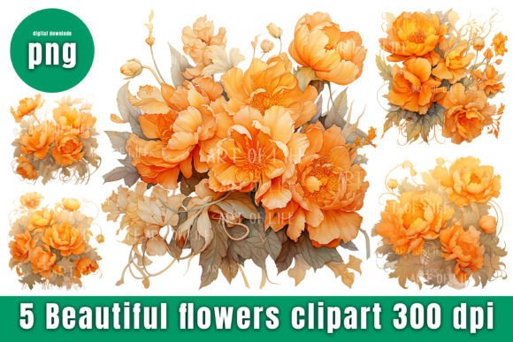 Beautiful Flowers Clipart
