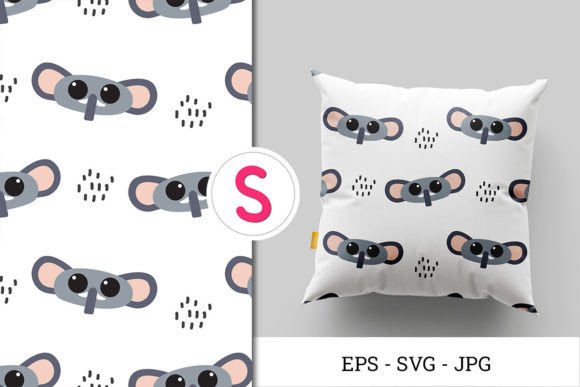Cute Elephant Seamless Pattern Graphics