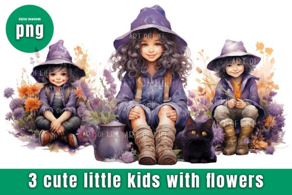 Cute Kids Graphics for Editorial Design