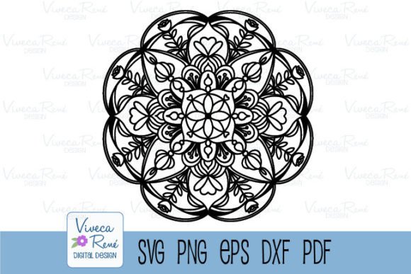 Floral Graphics for Crafts