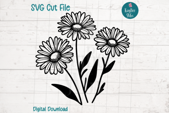 Floral Graphics for Creative Crafts