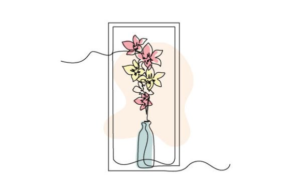 Flowers in Vase 2: A Graphic Designer’s Take