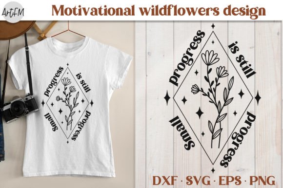 Inspirational Wildflowers Graphic for Crafts