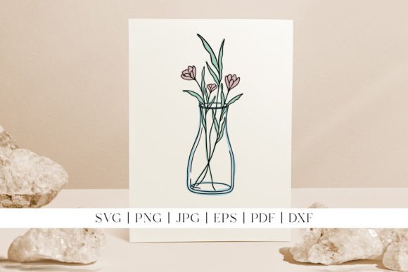 Minimalist Floral Graphics for Modern Design