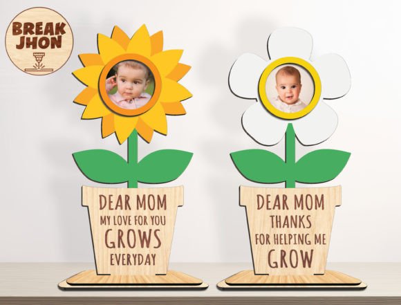Mother’s Day Flowers Stand Decor for Laser Cutting