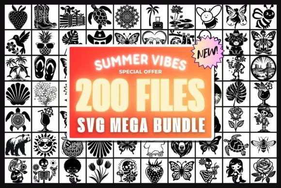 Summer Vibes SVG: A Graphic Asset for Crafts and Digital Selling