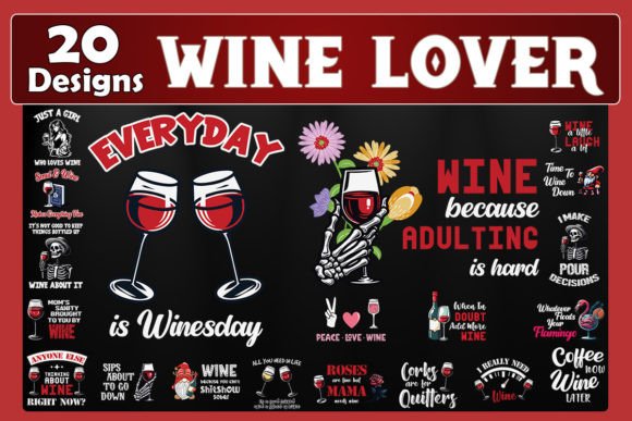 Wine Lover SVG Bundle